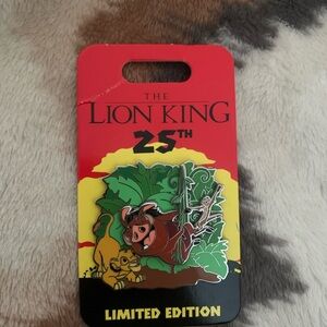 Lion King 25th PUMBAA, TIMON & SIMBA Pin LE 4000 Moving 2019 Disney Anniversary